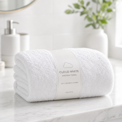 Cloud White Everyday Towel