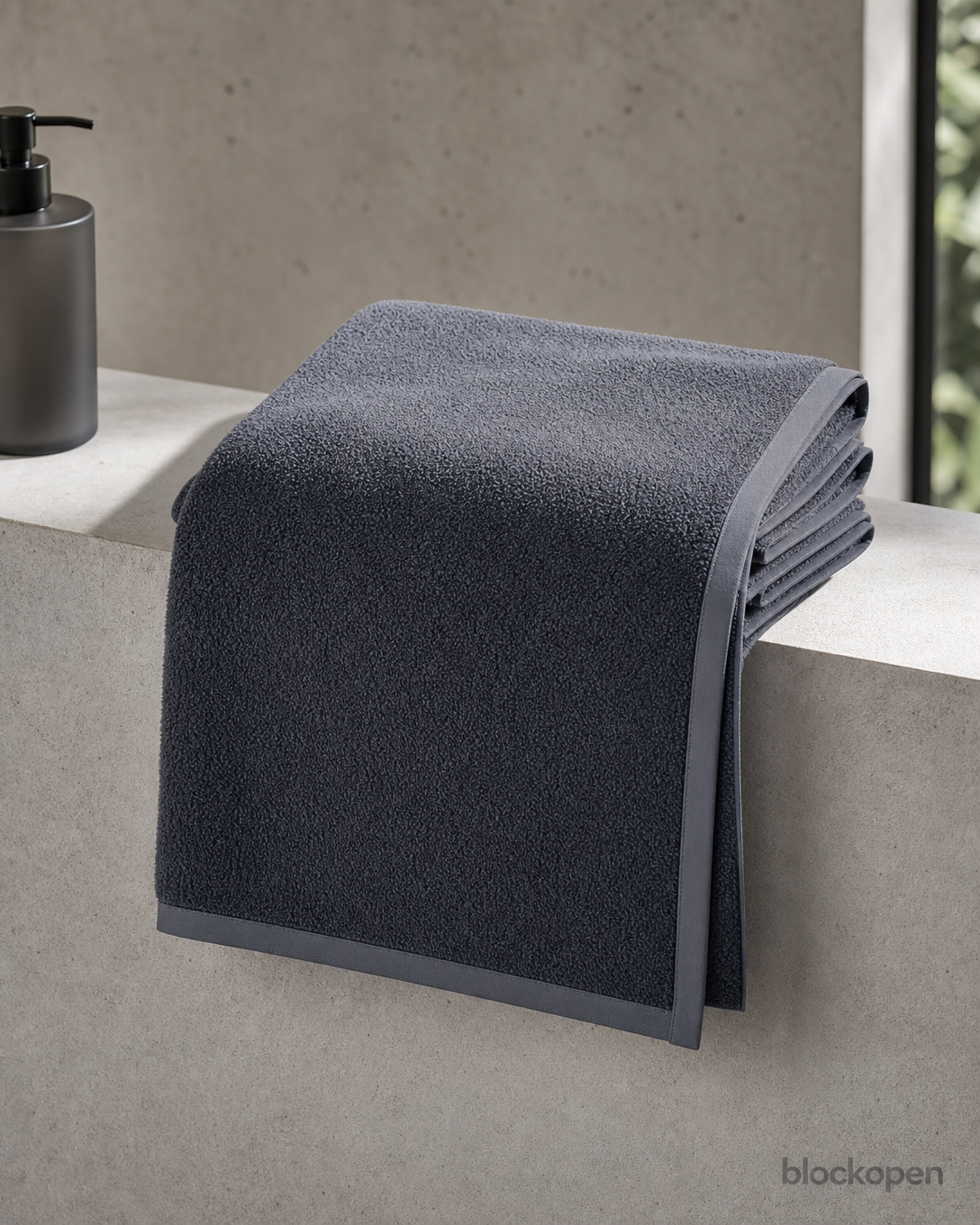 Slate Edge Contemporary Towel