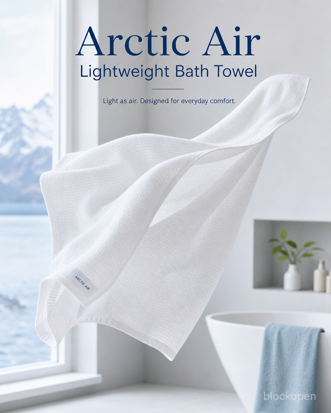 Arctic Air Lightweight Bath Towel