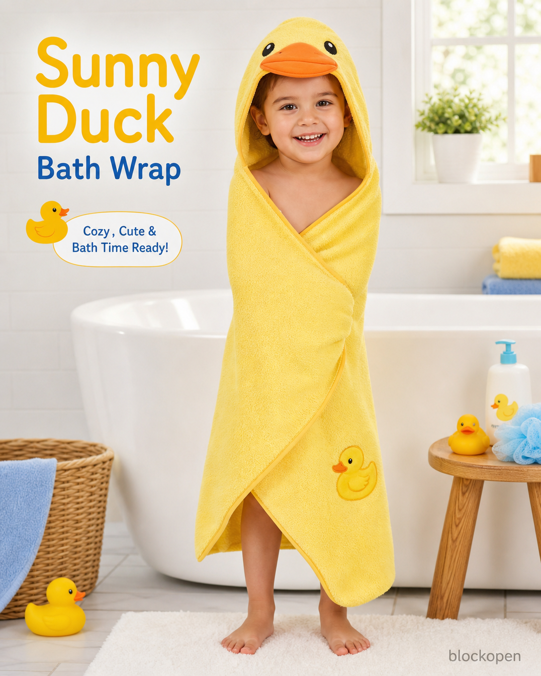 Sunny Duck Bath Wrap
