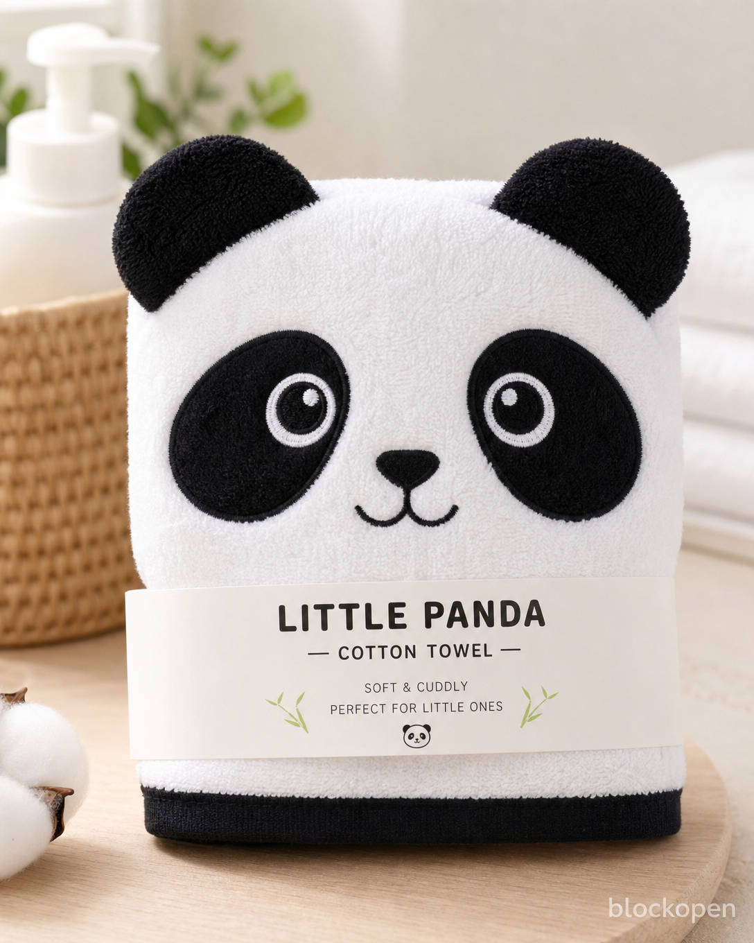 Little Panda Cotton Towel