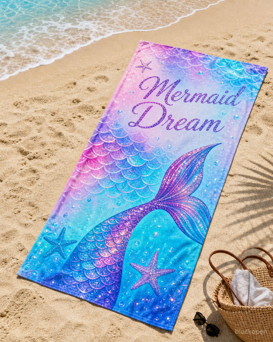 Mermaid Dream Beach Towel