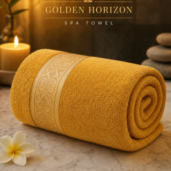 Golden Horizon Spa Towel