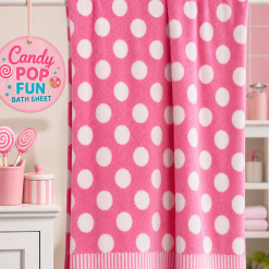 Candy Pop Fun Bath Sheet