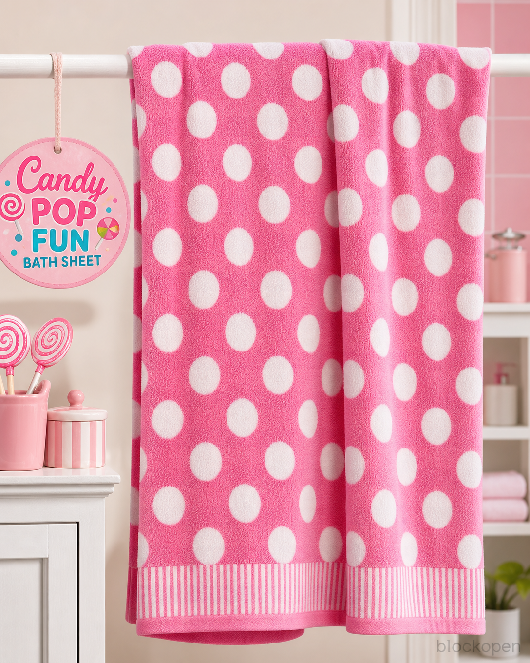 Candy Pop Fun Bath Sheet